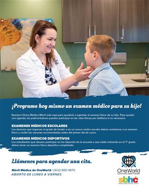 schedule your child's physical today